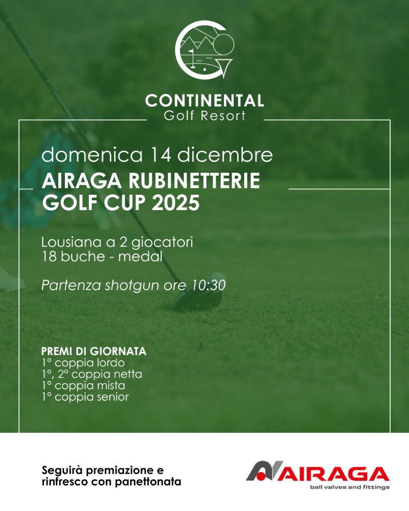 AIRAGA RUBINETTERIE GOLF CUP 2025